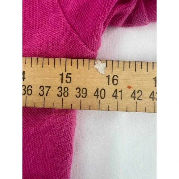 Kids Polo Ralph Lauren Pink Short Sleeve Polo Shirt Size M 10 12 - Picture 6 of 7